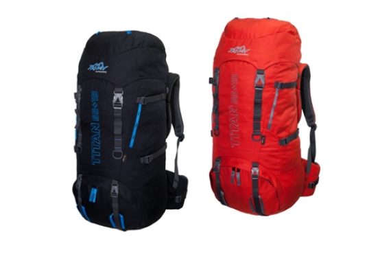 Wanderrucksack TASHEV TITAN 60 + 10 aus CORDURA®