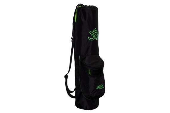 Yogatasche TASHEV OM Yogamattentasche Yoga-Bag (Schwarz-Grün)