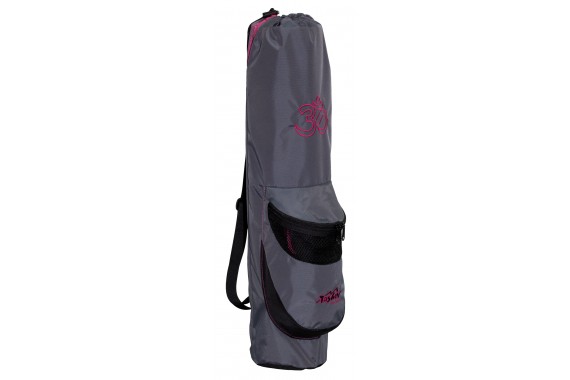 Yogatasche TASHEV OM Yogamattentasche Yoga-Bag (Grau-Pink)