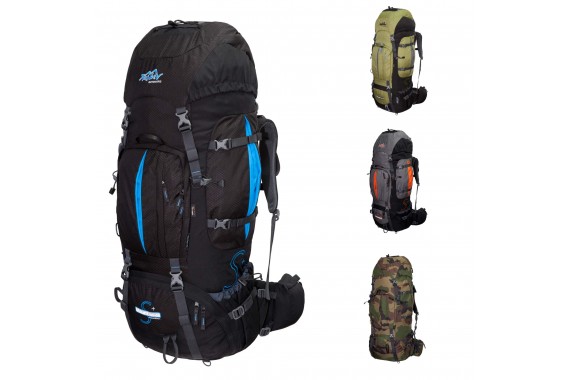 Trekkingrucksack 100L + 20L TASHEV MOUNT S+ aus CORDURA®  inkl. Regenhülle Model 2017 