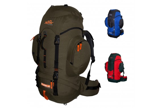 Trekkingrucksack TASHEV TRACKER 55 + 8 aus Polyester