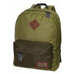 Universeller, klassischer Daypack Rucksack aus Cordura Tashev Next in sieben Farben (Next Grün)