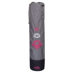 Yogatasche Tashev Lotus Yogamattentasche Yoga-Bag (Pink & Weiß)