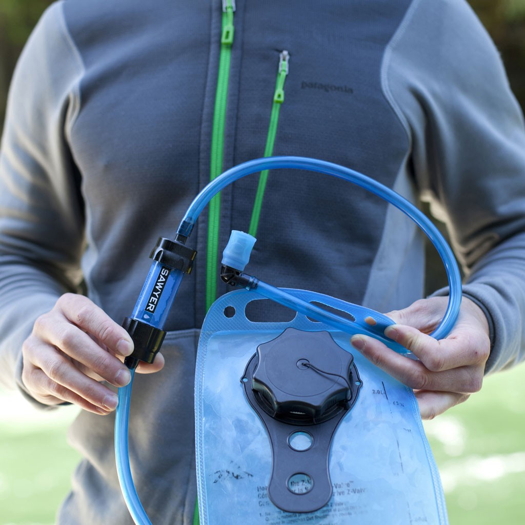 Sawyer Mini Filtro Acqua Portatile - Rimuove Batteri E Microplastiche, Ideale Per Trekking E Emergenze