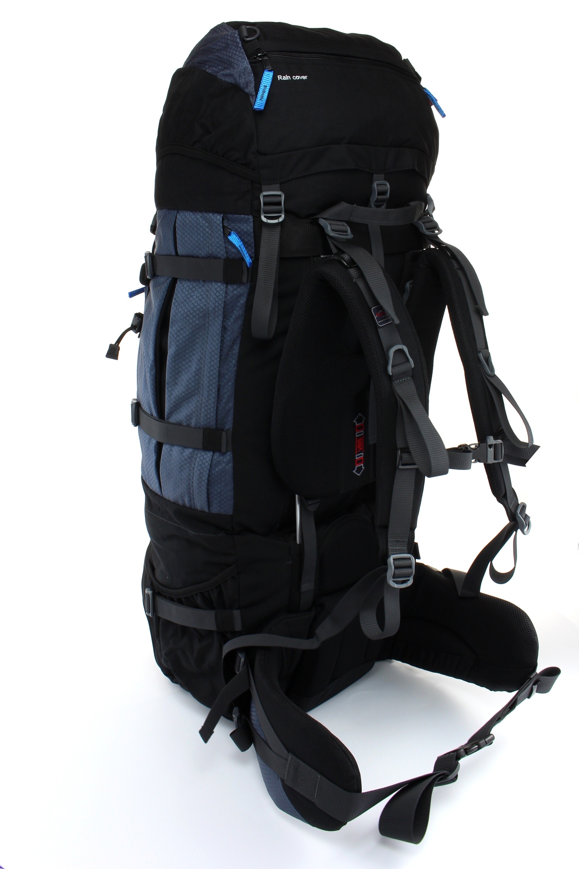 Fabriqué en UE Tashev Outdoors Mount Sac à Dos de Trekking Camouflage pour la randonnée Backpacker pour Femme et Homme de 100l Extensible Jusqu’ à 120l avec Housse de Pluie