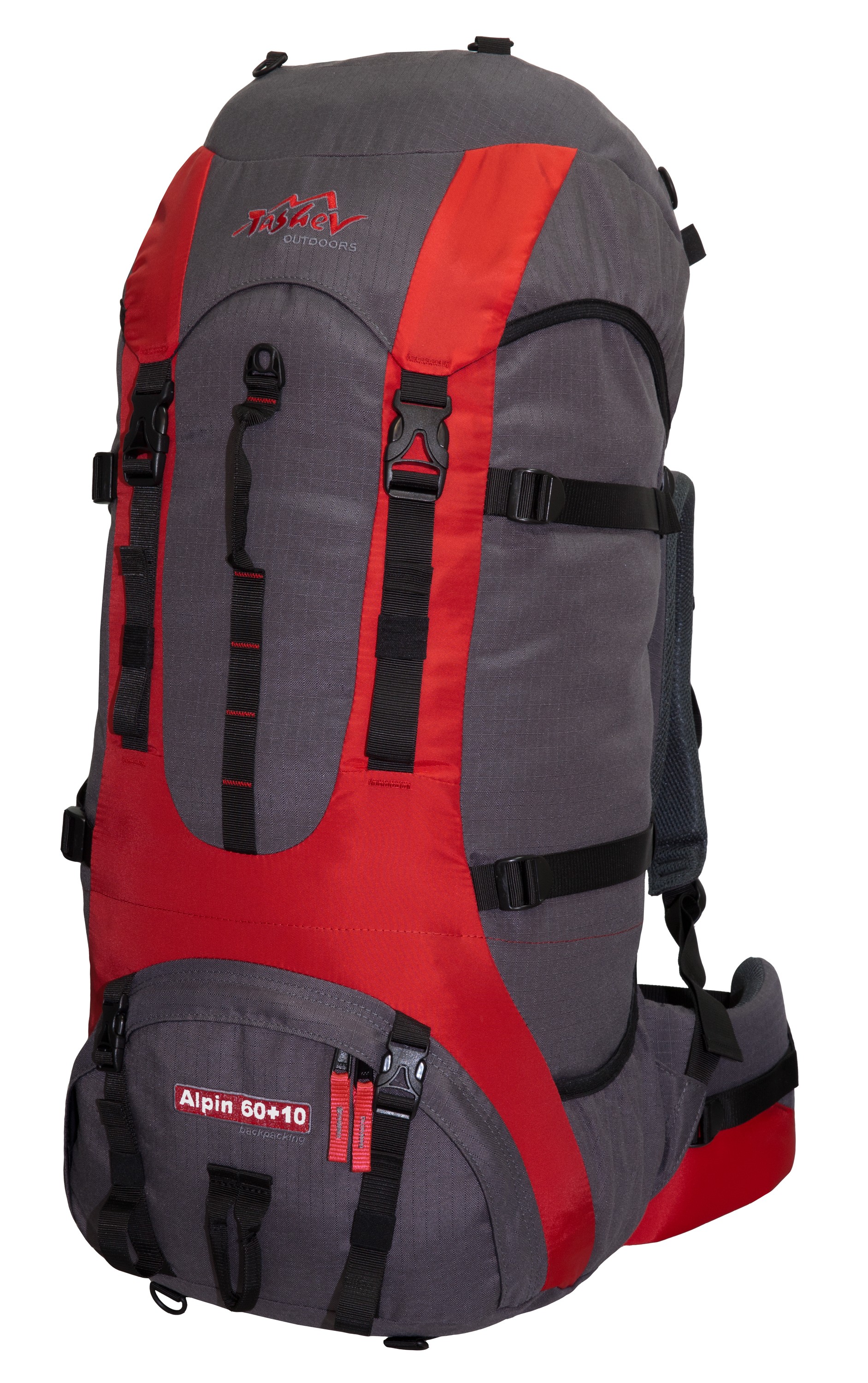 trekkingrucksack wanderrucksack tashev alpin 60 10 outdoorme 60 10