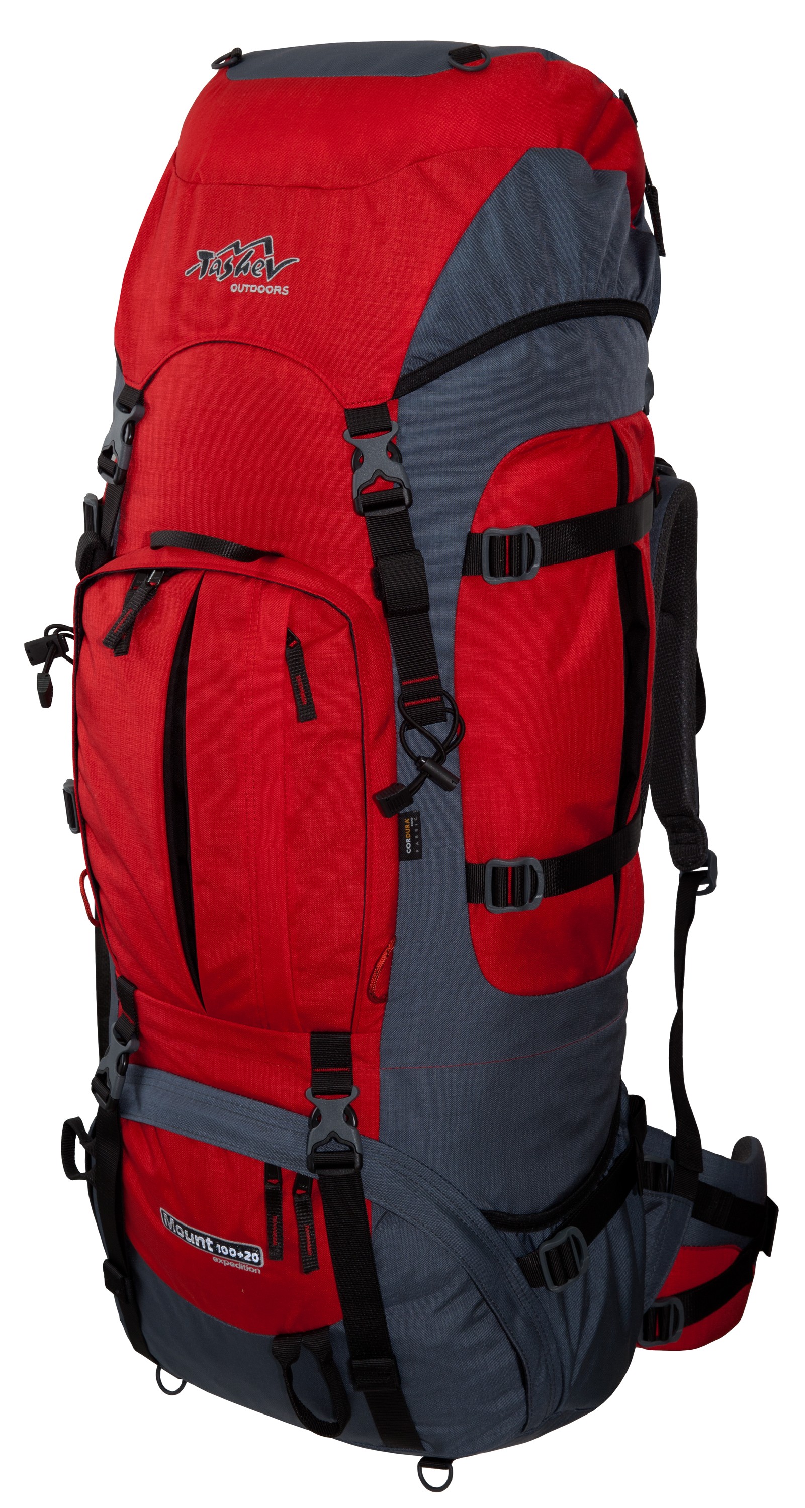 Fabriqué en UE Tashev Outdoors Mount Sac à Dos de Trekking Camouflage pour la randonnée Backpacker pour Femme et Homme de 100l Extensible Jusqu’ à 120l avec Housse de Pluie
